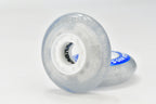 Flash Wheels for Kids Skates – 70mm Light-Up PU Wheels | Red & Blue | Skates.pk