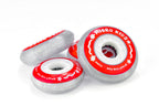 Flash Wheels for Kids Skates – 70mm Light-Up PU Wheels | Red & Blue | Skates.pk