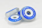 Flash Wheels for Kids Skates – 70mm Light-Up PU Wheels | Red & Blue | Skates.pk