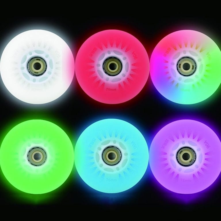 LED Flash Skate Wheels